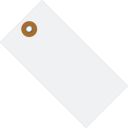 5 1/4'' x 2 5/8''  Tyvek Shipping Tags - case of 1000