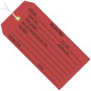 4 3/4'' x 2 3/8'' - ''Rejected''  Inspection Tags - Pre-Strung - case of 1000