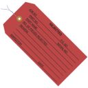 4 3/4'' x 2 3/8'' - ''Rejected''  Inspection Tags - Pre-Wired - case of 1000
