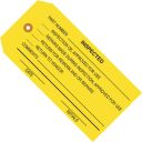 4 3/4'' x 2 3/8'' - ''Inspected''  Inspection Tags - case of 1000