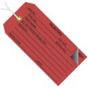 4 3/4'' x 2 3/8'' - ''Rejected''  Inspection Tags 2 Part - Numbered 001 - 499 - Pre-Strung - case of 500