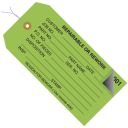 4 3/4'' x 2 3/8'' - ''Repairable or Rework''  Inspection Tags 2 Part - Numbered 001 - 499 - Pre-Wired - case of 500