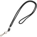 Standard Black Lanyard with Hook - 24 PER CASE