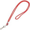 Standard Red Lanyard with Hook - 24 PER CASE