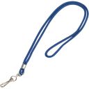 Standard Blue Lanyard with Hook - 24 PER CASE