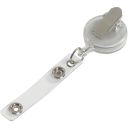 Retractable Clear Lanyard - 12 PER CASE