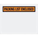 7'' x 5 1/2''  ''Packing List Enclosed'' Envelopes - case of 1000