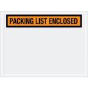 4 1/2'' x 6''  ''Packing List Enclosed'' Envelopes - case of 1000