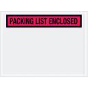 4 1/2'' x 6''  ''Packing List Enclosed'' Envelopes - case of 1000