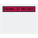 7'' x 5 1/2''  ''Packing List Enclosed'' Envelopes - case of 1000