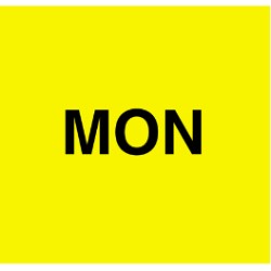 Inventory Labels - Days of the Week