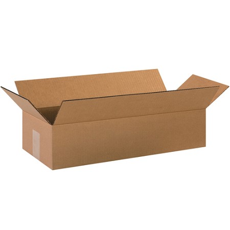 20 x 8 x 4" Long Corrugated Boxes     50-Count 